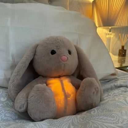 Breathing Bunny Plush Toy – Soft Rabbit Sleep Companion