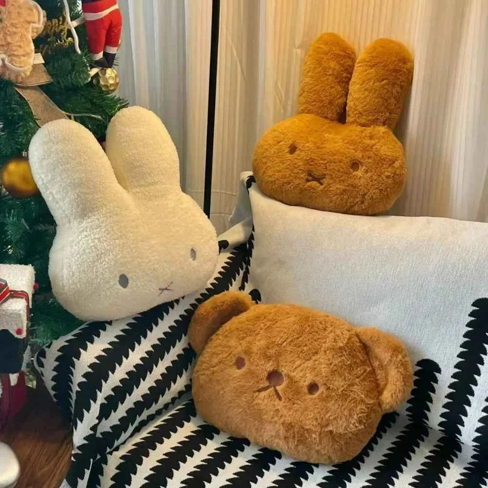 Kawaii Bunny Plush Pillow – Soft Sofa Cushion Plush Toy 15.7" (40cm)