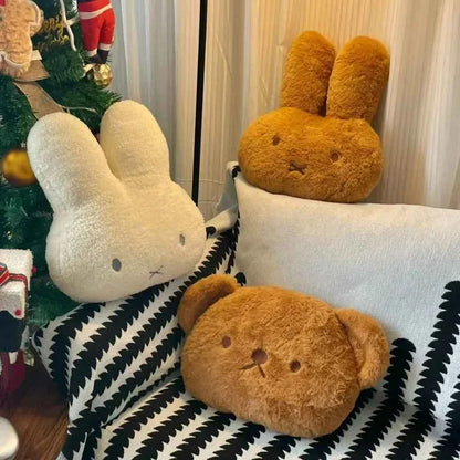 Kawaii Bunny Plush Pillow – Soft Sofa Cushion Plush Toy 15.7" (40cm)