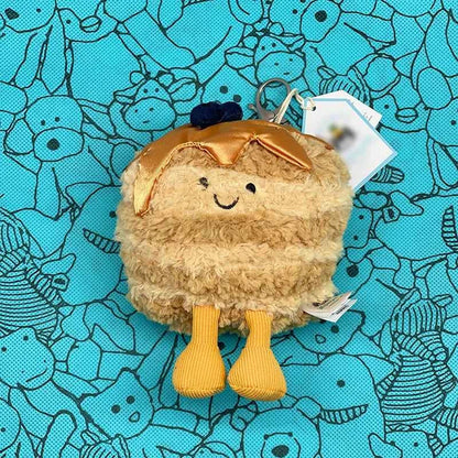 Mini Food Plush Bag Charm – Soft Jellyfish Cherry Watermelon Keychain Plush