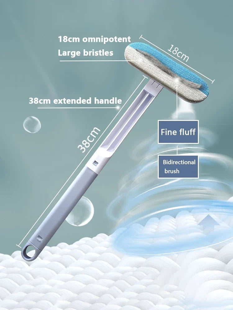 Long Handle Pet Hair Remover Brush for Effortless Cleaning