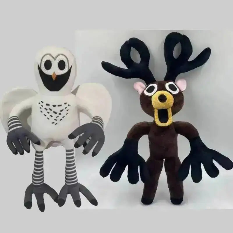 Forest Animal Plush Toy – Elk Deer & Owl Stuffed Doll