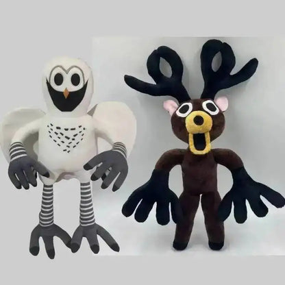 Forest Animal Plush Toy – Elk Deer & Owl Stuffed Doll