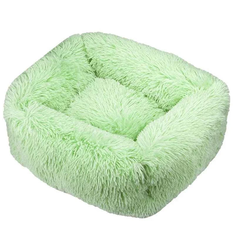 Rectangle Plush Dog Bed – Warm Pet Sofa Cushion for Cats and Dogs