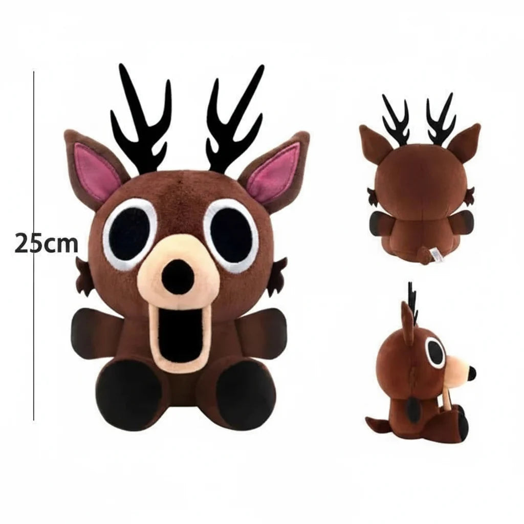 99 Nights in The Forest Deer Plush Toy – 15.0" (38cm) Soft Anime Game Stuffed Animal