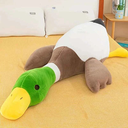 Cute Duck Plush Toy Pillow – Fluffy Soft Goose Stuffed Animal for Sleep & Home Decor