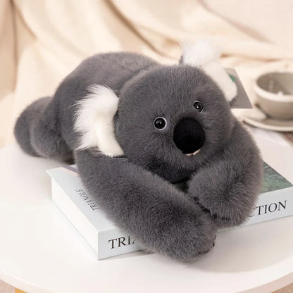 Kawaii Long-Arm Forest Animal Plush – Raccoon, Dinosaur, Sloth, Panda, Koala & Bear