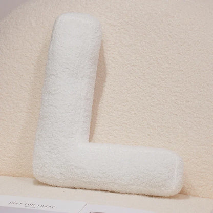 Kawaii English Letter Plush Pillow – Soft Stuffed Alphabet Sofa Cushion & Kids Learning Toy (A–Z + Heart)