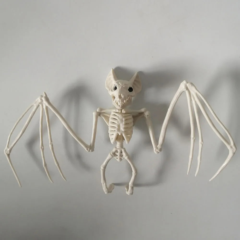 Halloween Animal Skeletons,Creepy Bat Skeleton Model,Horror Bat Bones,Halloween Home Decoration