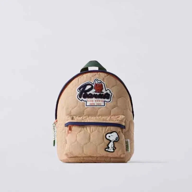 Snoopy Club House Quilted Mini Backpack – Kids Preschool Rucksack