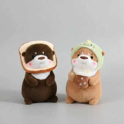 Kawaii Otter Plush Pillow – Soft Dinosaur Rabbit Unicorn Stuffed Animal