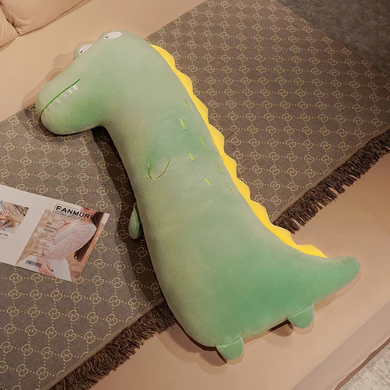 Giant Long Animal Plush Pillow – Fox, Dinosaur & Crocodile Body Pillow