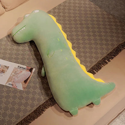 Giant Long Animal Plush Pillow – Fox, Dinosaur & Crocodile Body Pillow