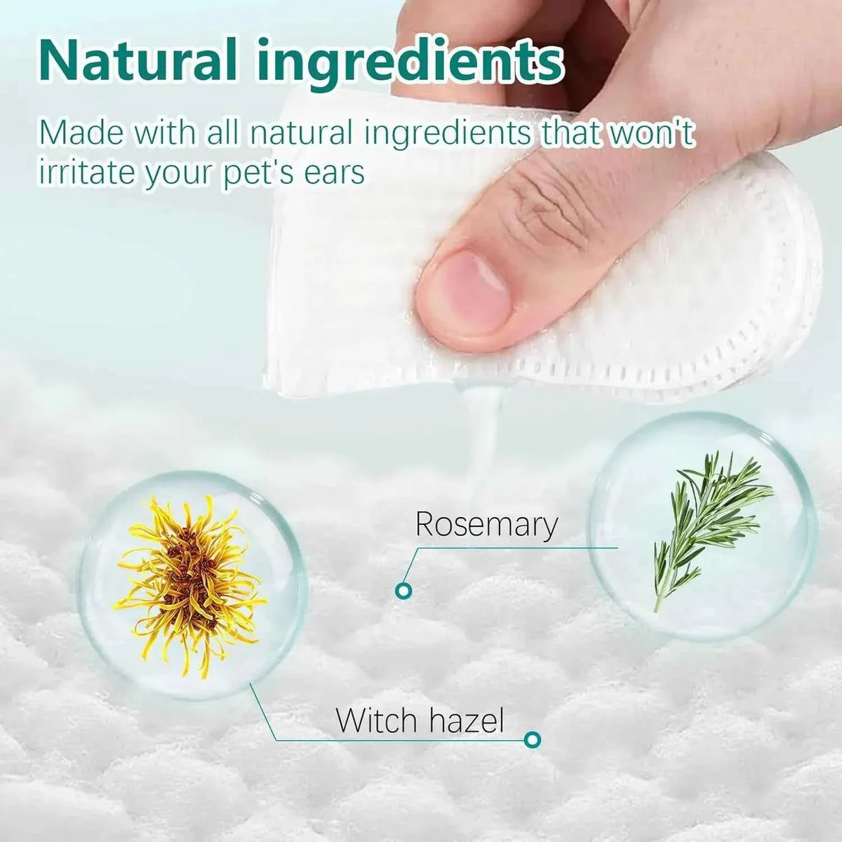 Pet Ear Cleaning Wipes for Healthy Ears