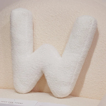 Kawaii English Letter Plush Pillow – Soft Stuffed Alphabet Sofa Cushion & Kids Learning Toy (A–Z + Heart)