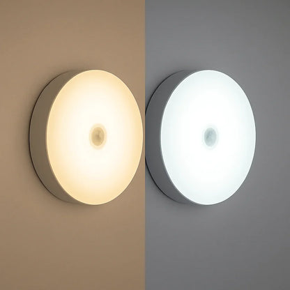 LED Night Light Smart Human Body Sensor with Digital Sensor Head Magnetic Suction Wireless-Use Eye Protect Night Lamp