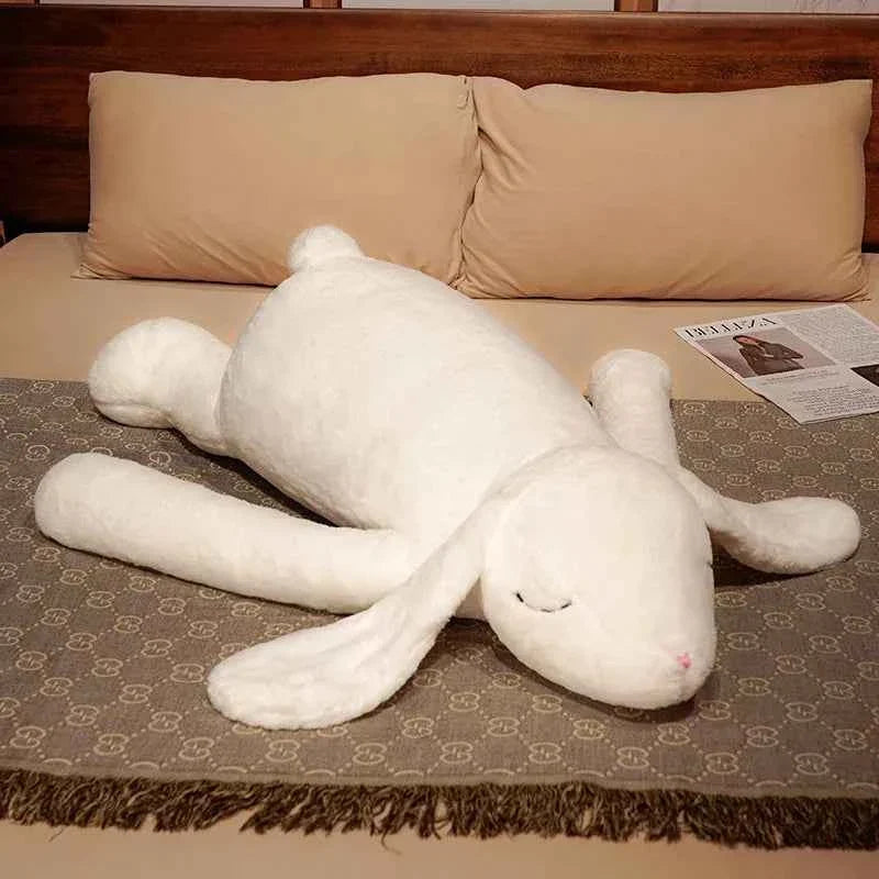 Lovely Giant Big Ear Bunny Plush Toy (35.4/43.3 in) - Soft Rabbit Stuffed Pillow Gift