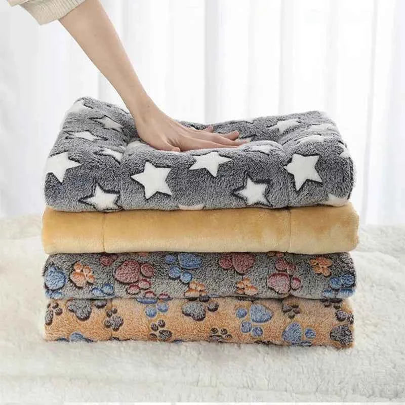 Flannel Pet Sleeping Mat – Soft, Washable, Durable Dog Bed