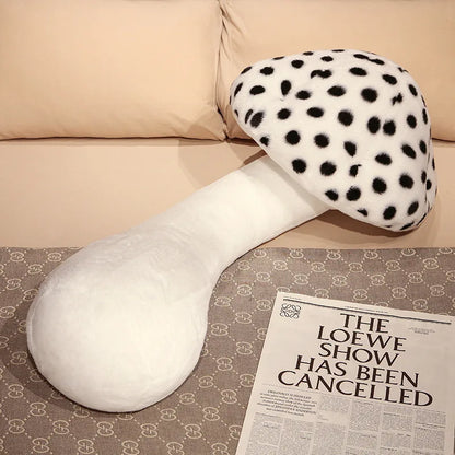 Giant Mushroom Plush Pillow – Huggable Plant Cushion for Sofa & Floor