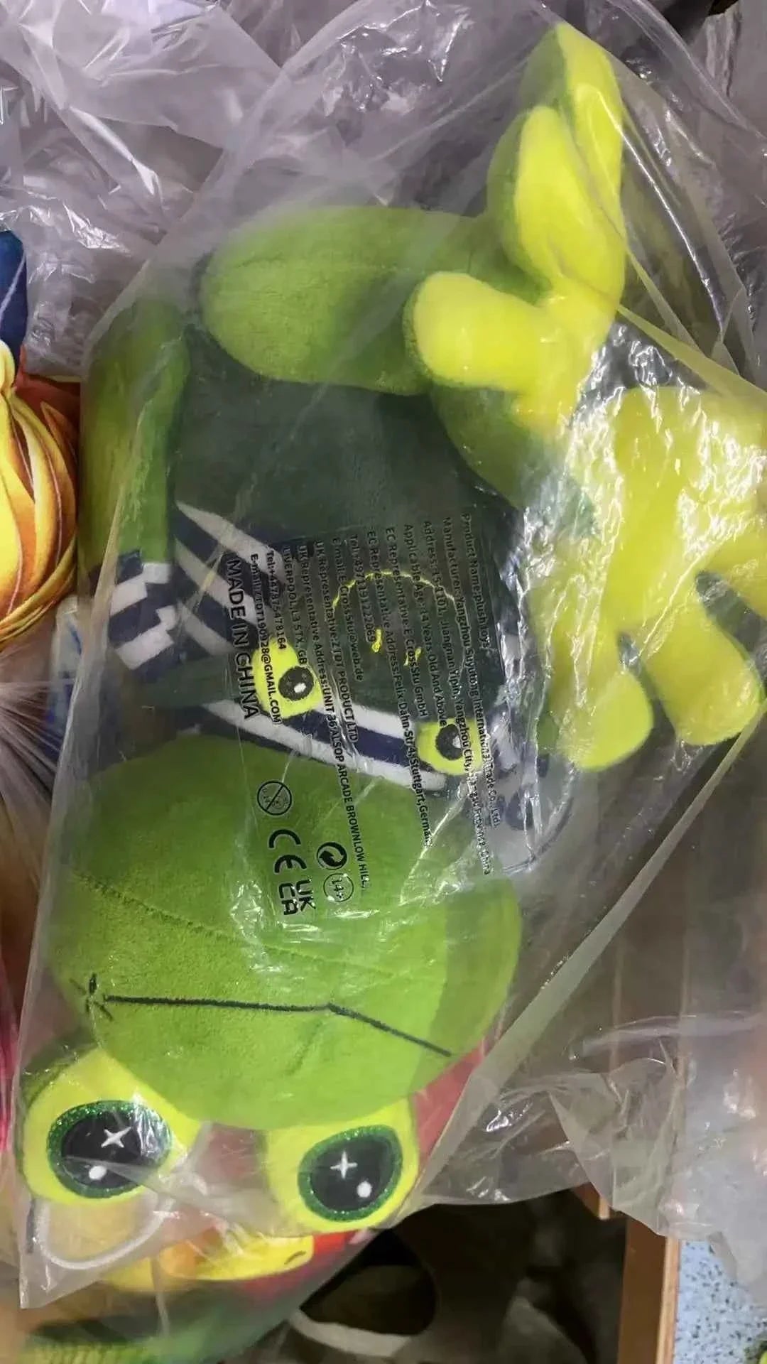 Cute Frog Stuffed Plush Toy Animal Frog Children