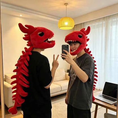 Skeleton Dinosaur Plush Toy – Giant Funny Dinosaur Stuffed Animal Pillow