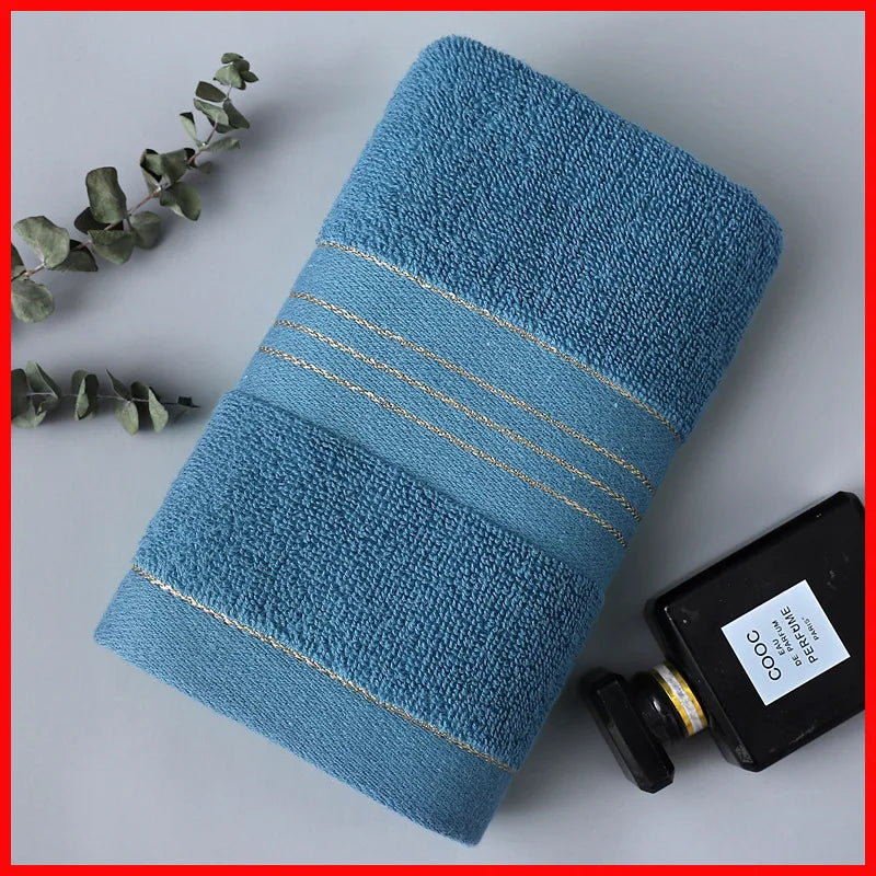 All-cotton Class A Thickened Absorbent Jacquard Polyester-cotton Skin-friendly Face Towel Bath Pure Cotton Towel Adult Towel
