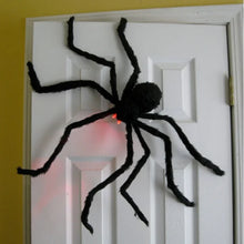 30cm/50cm/90cm/150cm/200cm Extra Large Plush Black Spider Outdoor Home Bar Party Haunted House Horror Props Halloween Decoration