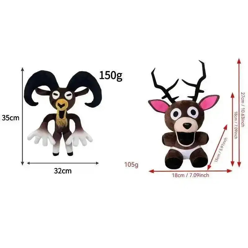 Forest Animal Plush Toy – Elk Deer & Owl Stuffed Doll