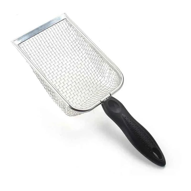 Long Handle Stainless Steel Cat Litter Scoop