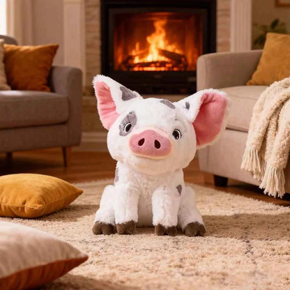 Kawaii Tropical Pig & Rooster Plush Toy – Soft Stuffed Animal Sleep Companion & Home Decor (2 Styles)