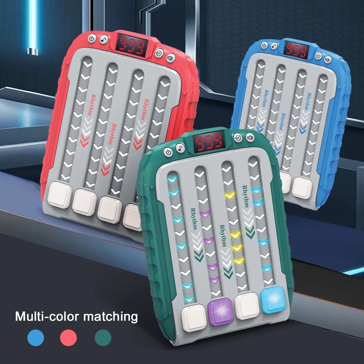 Decompress game consoles Defusing music exercise reflexes Press music children puzzle music pass brain thinking training toys