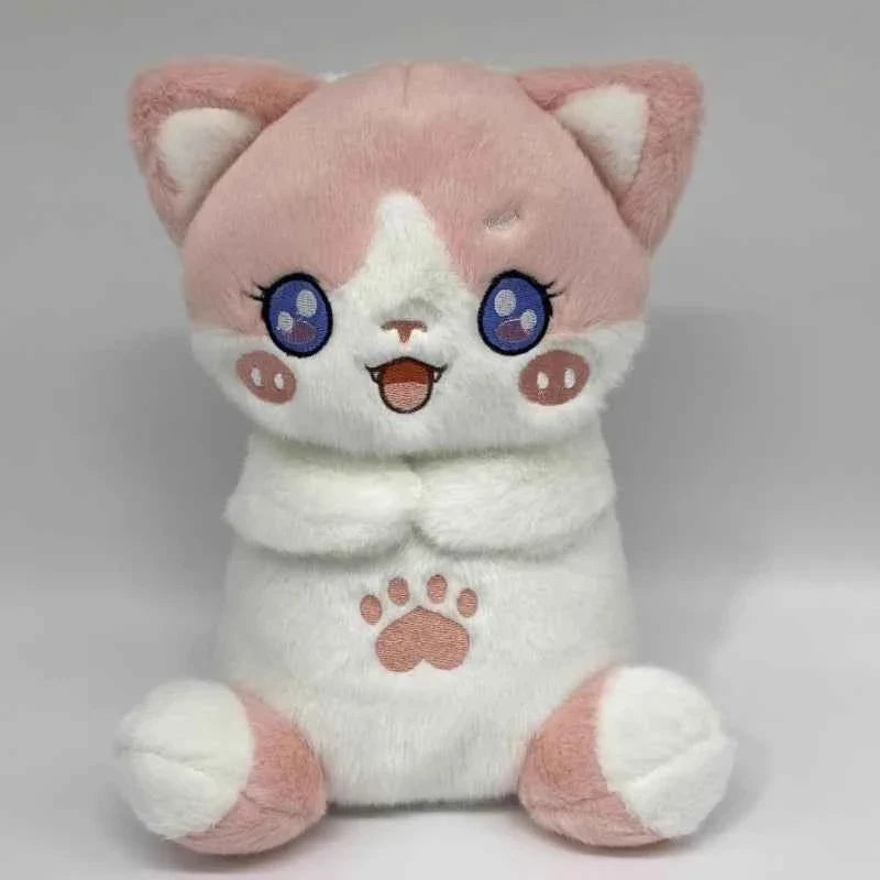 Luminous Breathing Fox Cat Plush Toy – Music & Light Sleep Companion