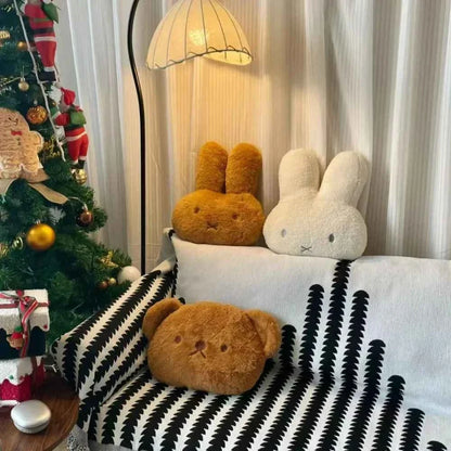 Kawaii Bunny Plush Pillow – Soft Sofa Cushion Plush Toy 15.7" (40cm)