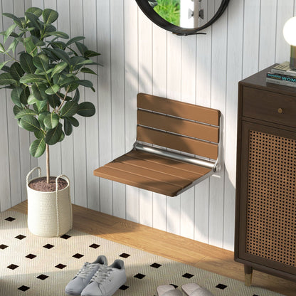 Wall-Mounted Foldable Waterproof HIPS Bathroom Bench