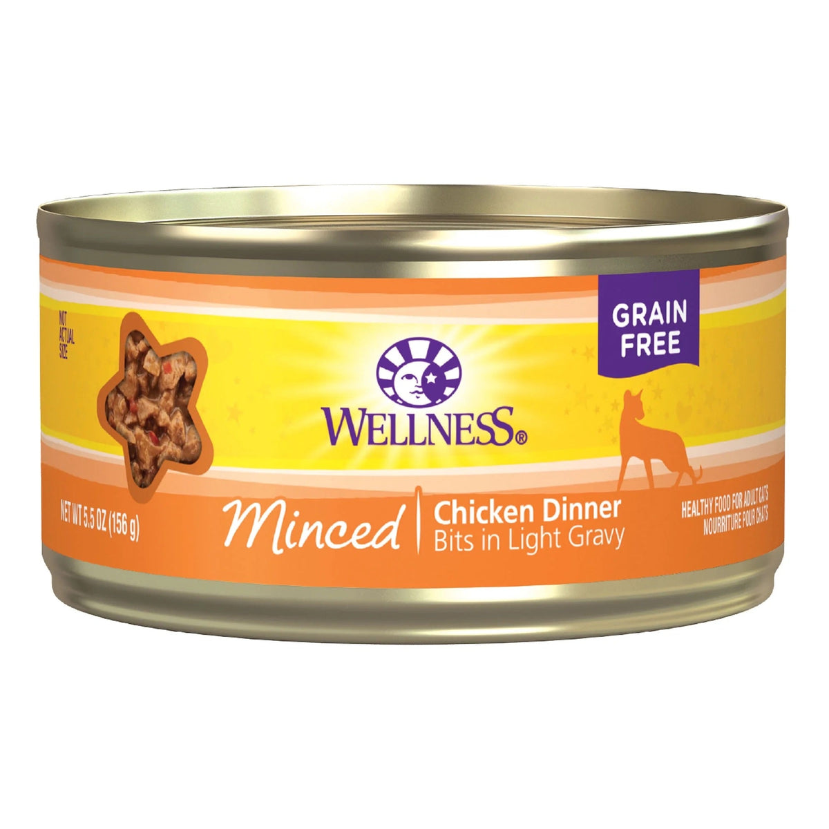 Wellness Complete Health Adult Chicken Dinner Pate Wet Cat Food (3oz)