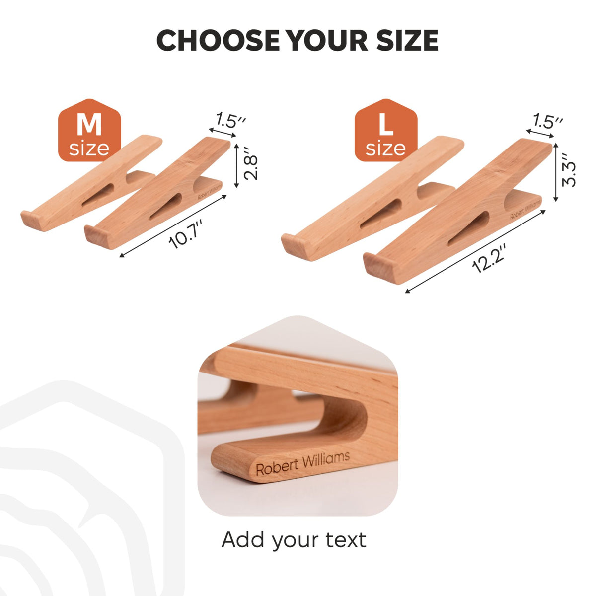 Wooden Laptop Stand – Solid Wood