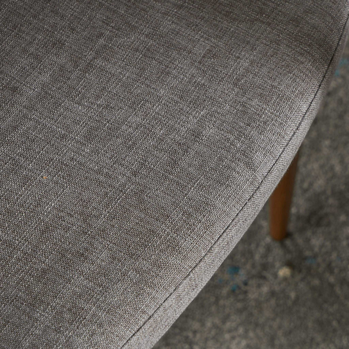 Elegant Dining Chair with Contoured Support - Orange, Dark Gray, Green