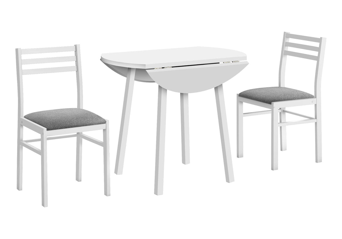 3 Pieces Dining Table Set - Contemporary & Modern