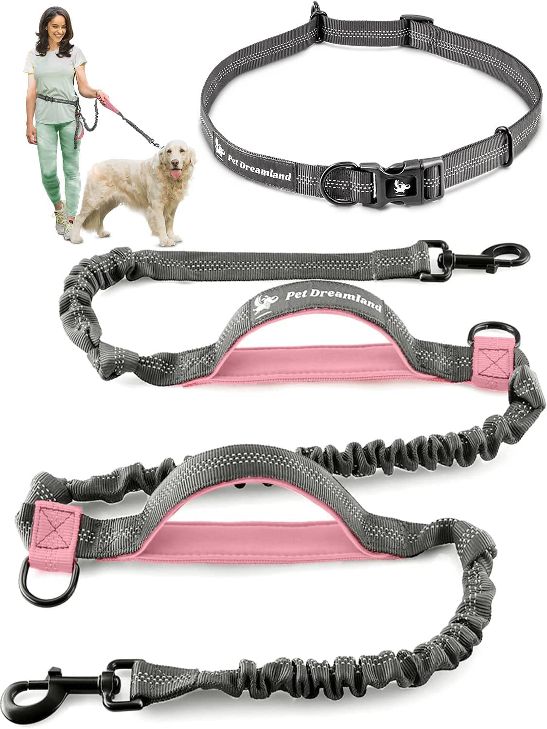 Exquisite Hands-Free Dog Leash for Large Dogs