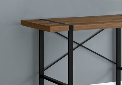 Industrial Computer Desk with Concrete-Look Tabletop - Multiple Colors