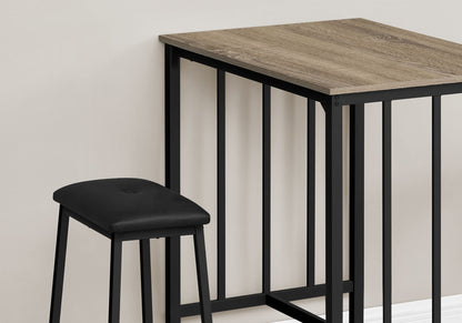 3 Piece Dining Set - Counter Height, Rectangular, Small, Contemporary & Modern