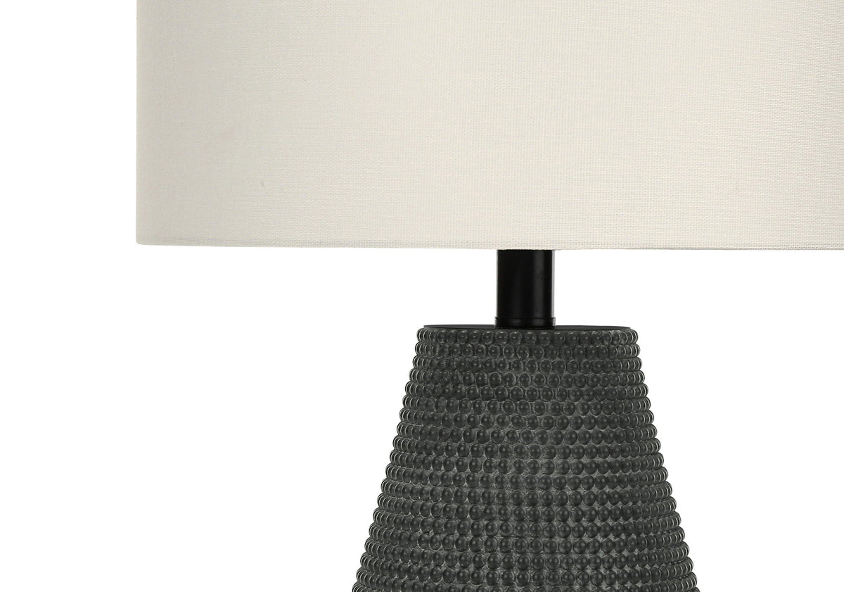 Contemporary Resin Table Lamp with 3-Way Lighting - Black
