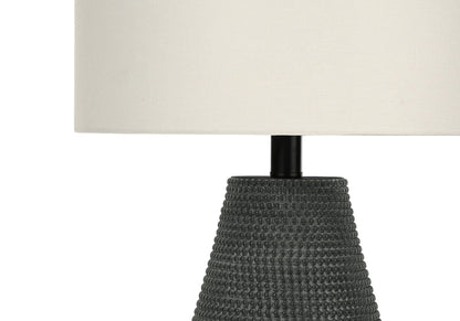 Contemporary Resin Table Lamp with 3-Way Lighting - Black