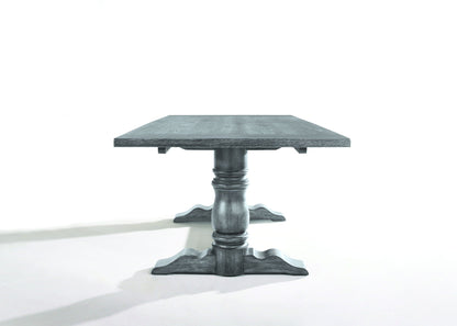 Leventis Weathered Gray Dining Table with Oak Veneer Top - Weathered Gray