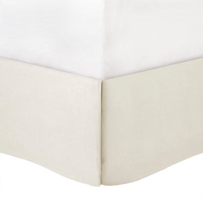 7 Piece Tufted Comforter Set Ivory Queen