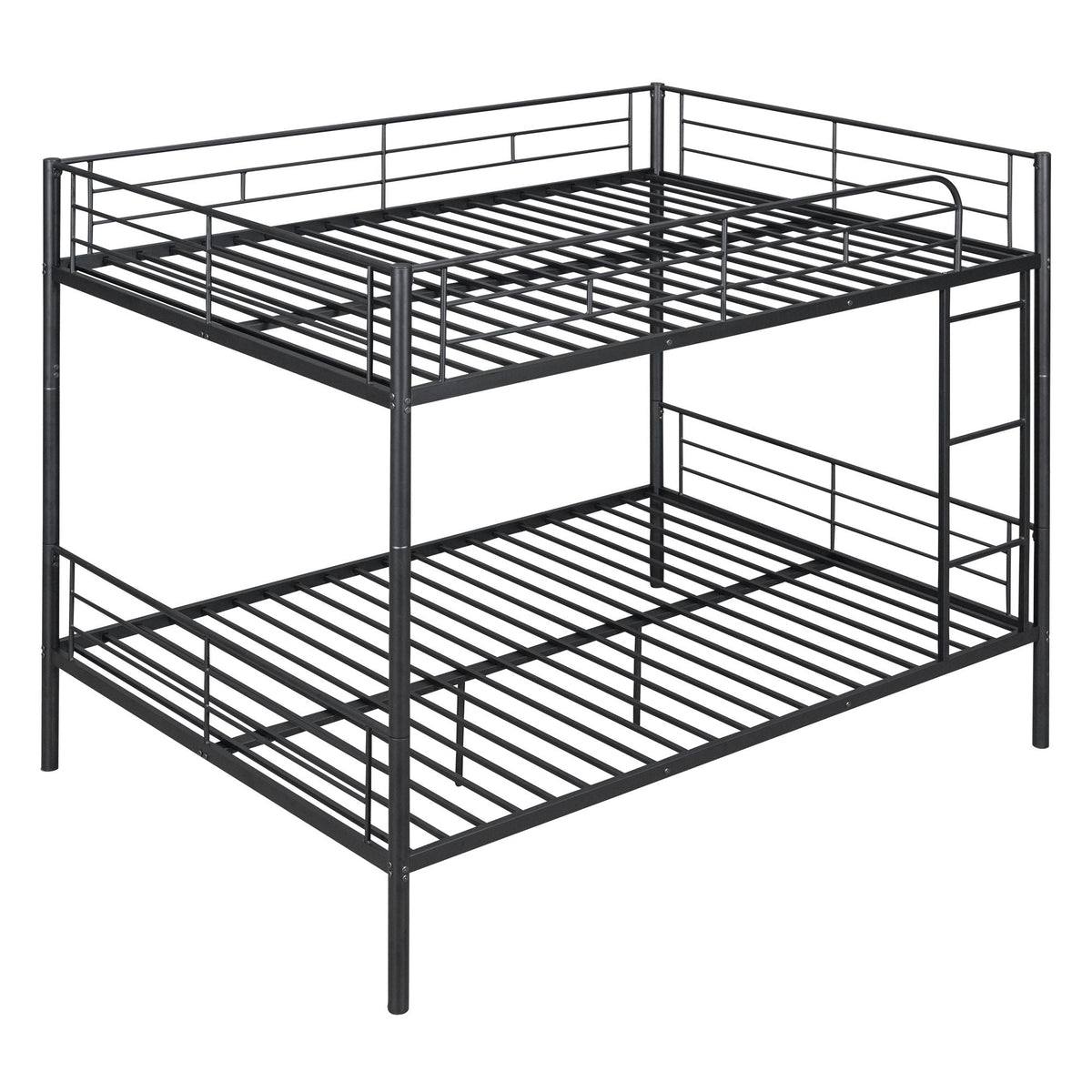 Steel Construction Bunk Bed with Convertible Design - Multiple Colors