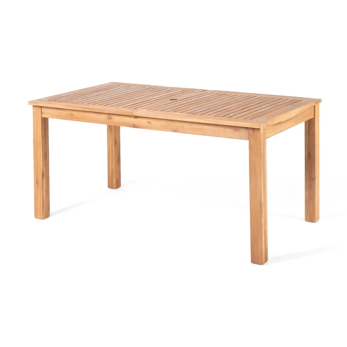 Outdoor Expandable Dining Table with Square Legs - Dark Gray or Light Brown