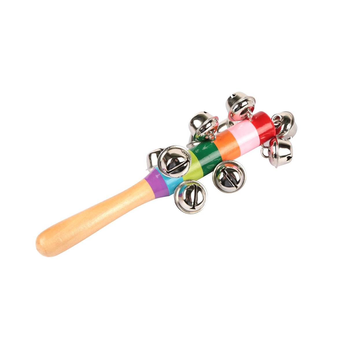 GBruno Rainbow Color Wooden Handbell