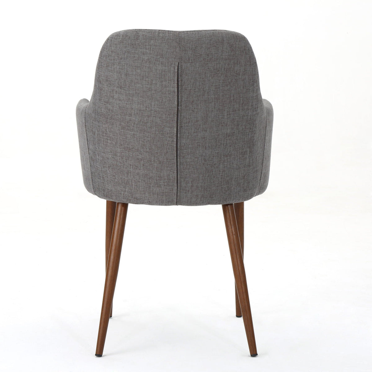 Elegant Dining Chair with Contoured Support - Orange, Dark Gray, Green