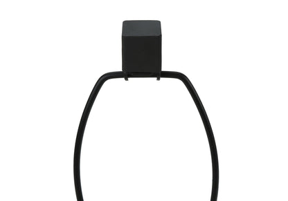 Transitional Table Lamp with USB Port – Black